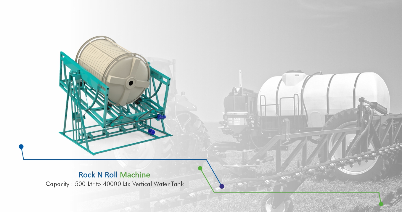 ROCK N ROLL ROTOMOULDING MACHINE
